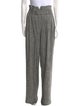 Rebecca Taylor Plaid Print Wide Leg Pants