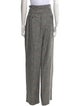 Rebecca Taylor Plaid Print Wide Leg Pants