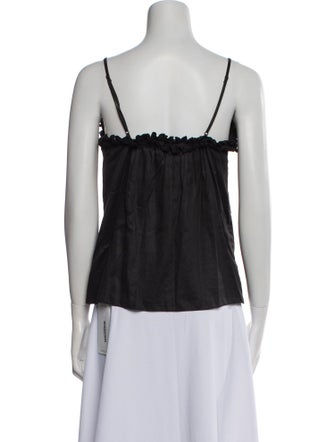 Rebecca Taylor V-Neck Sleeveless Top