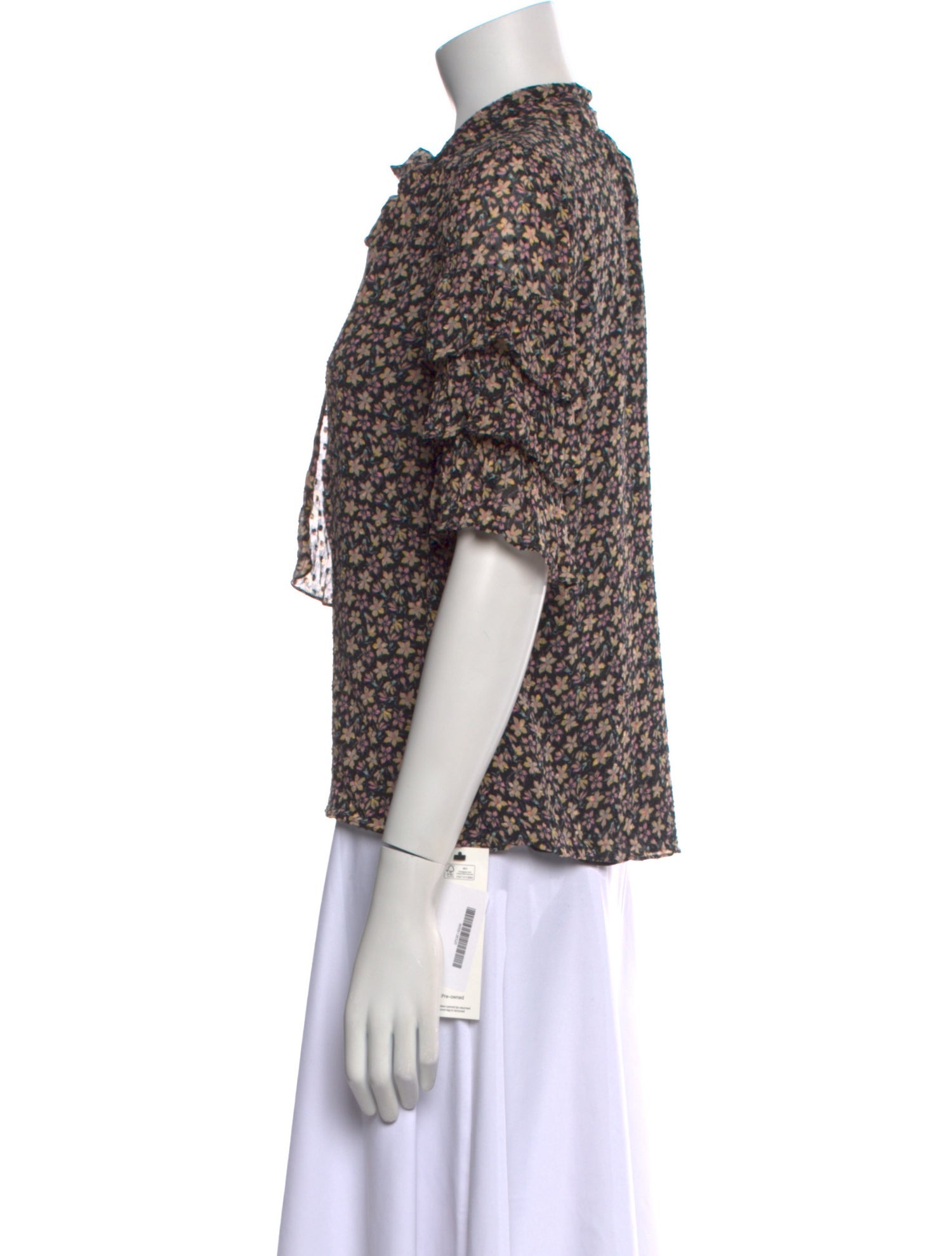 Rebecca Taylor Silk Floral Print Blouse