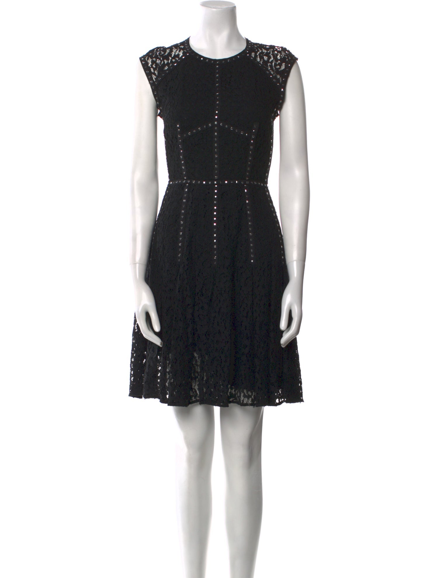 Rebecca Taylor Crew Neck Mini Dress