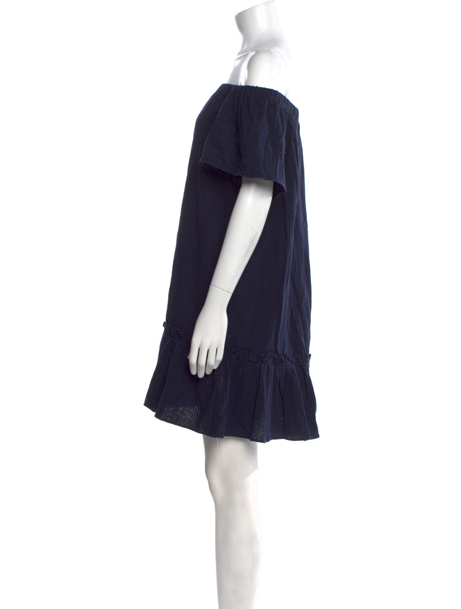 Rebecca Taylor Off-The-Shoulder Mini Dress