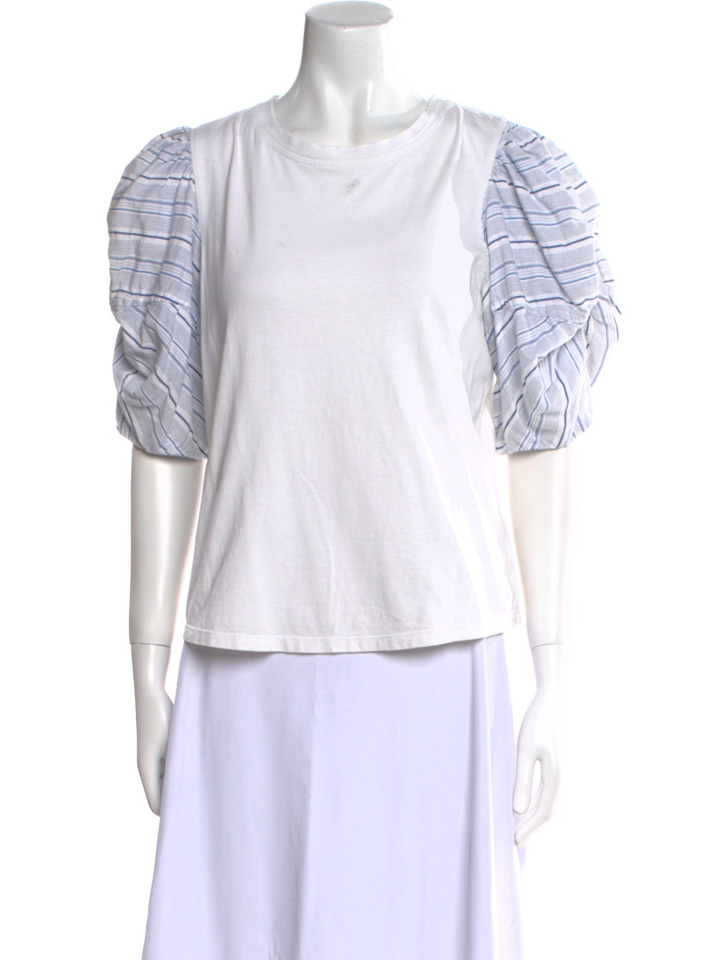 Rebecca Taylor Scoop Neck Short Sleeve T-Shirt