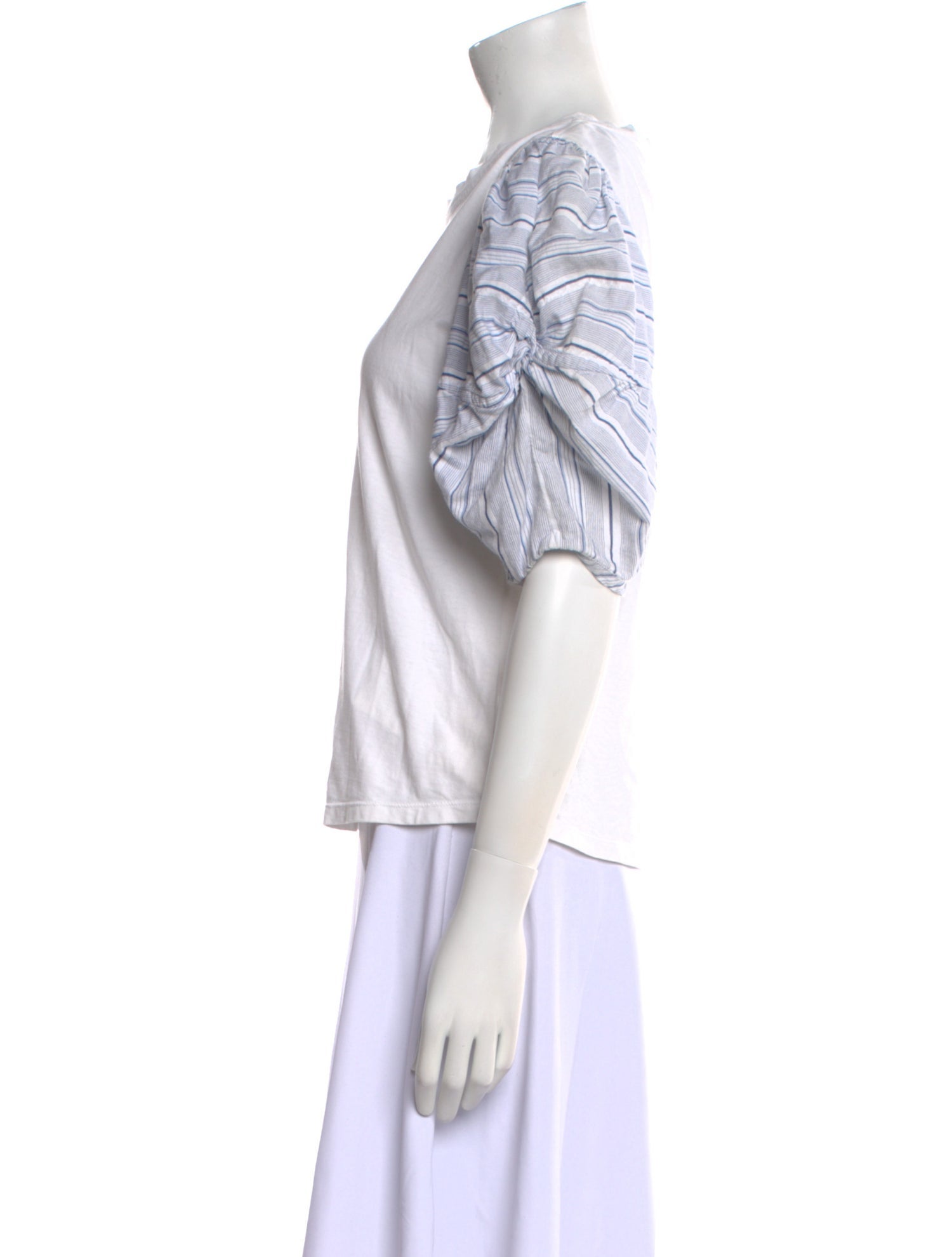 Rebecca Taylor Scoop Neck Short Sleeve T-Shirt