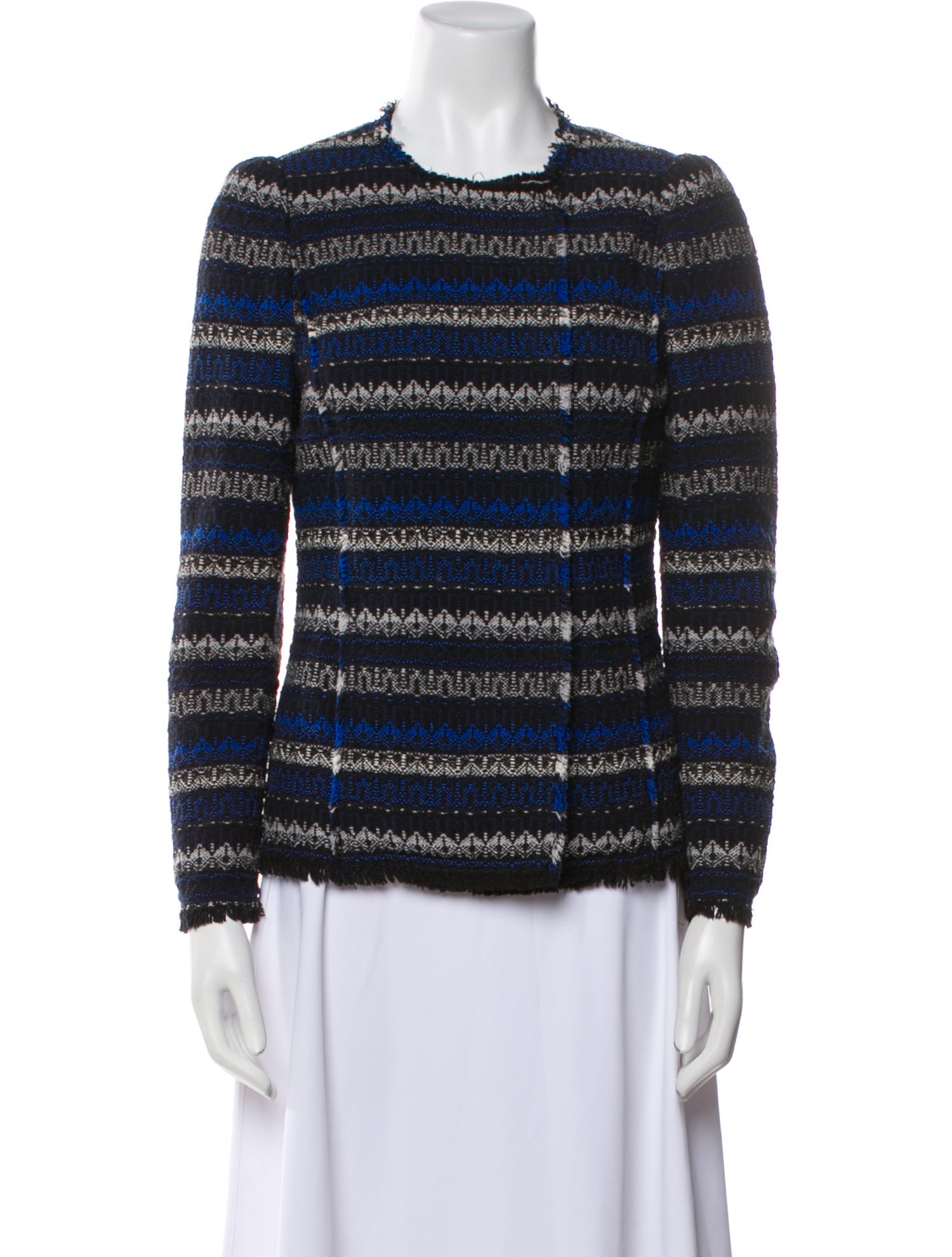 Rebecca Taylor Striped Evening Jacket