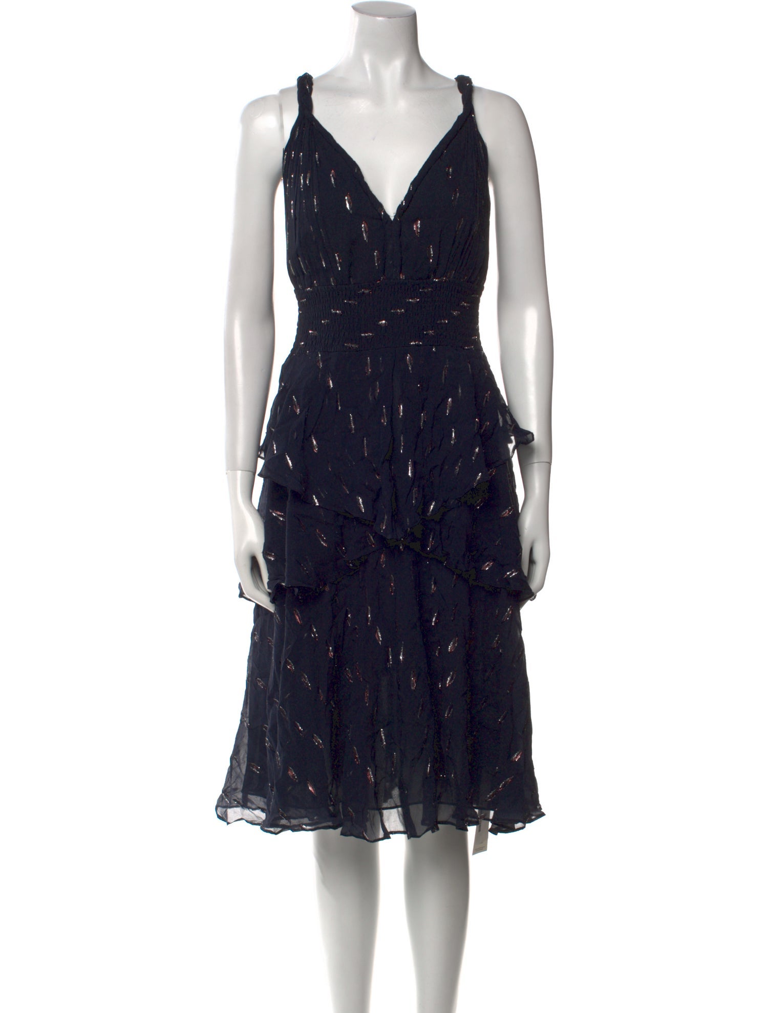 Rebecca Taylor Silk Knee-Length Dress w/ Tags