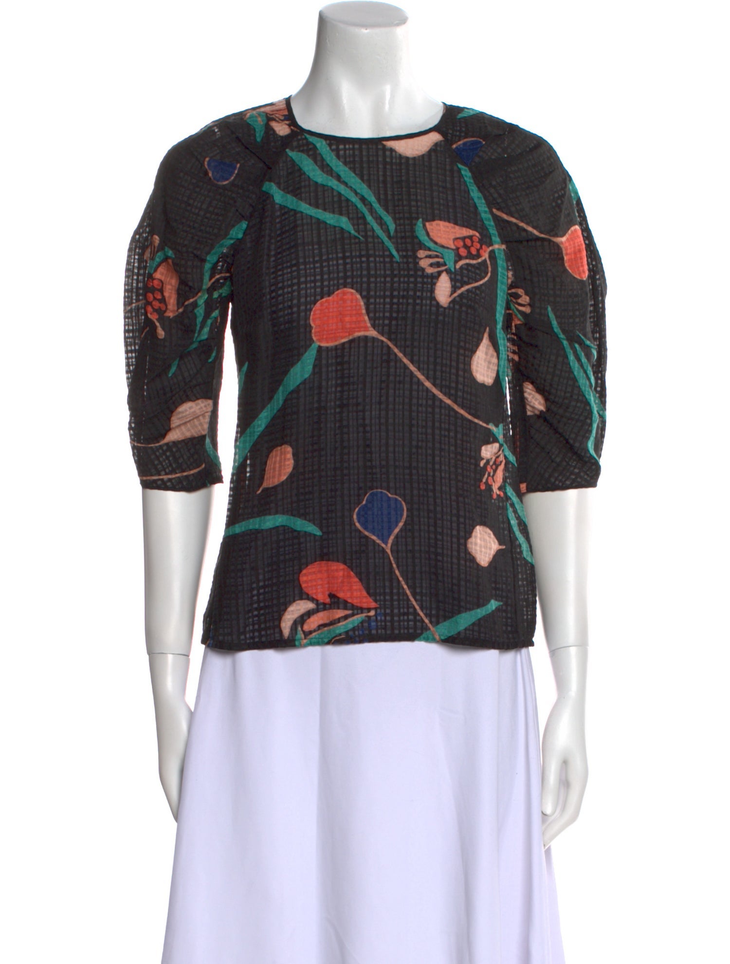 Rebecca Taylor Silk Printed Sweatshirt w/ Tags