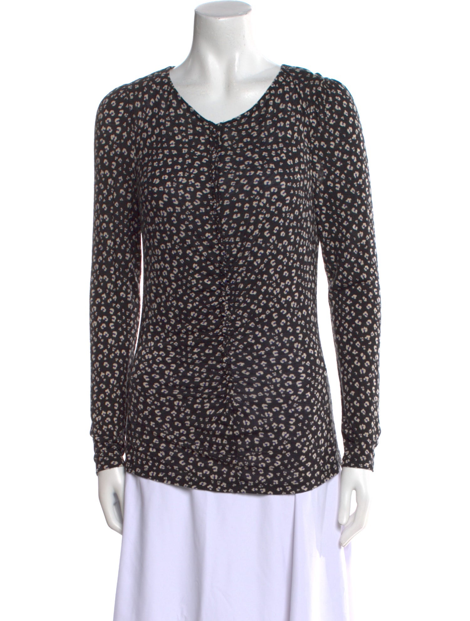 Rebecca Taylor Printed Scoop Neck Blouse w/ Tags