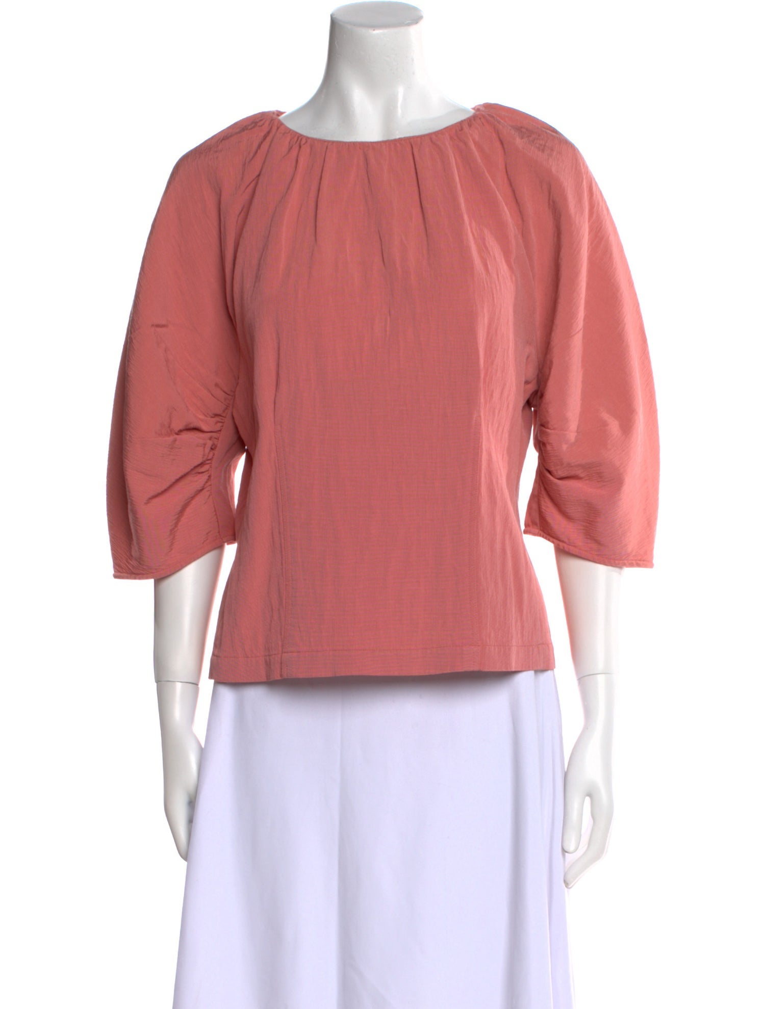 Rebecca Taylor Bateau Neckline Three-Quarter Sleeve Blouse w/ Tags