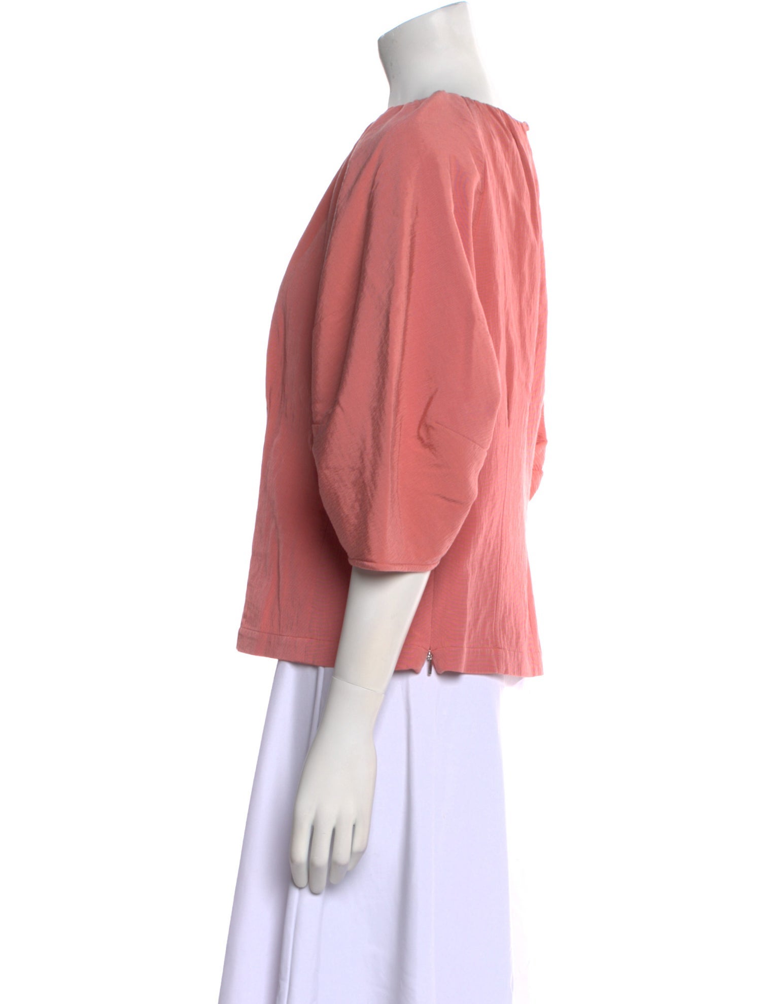 Rebecca Taylor Bateau Neckline Three-Quarter Sleeve Blouse w/ Tags