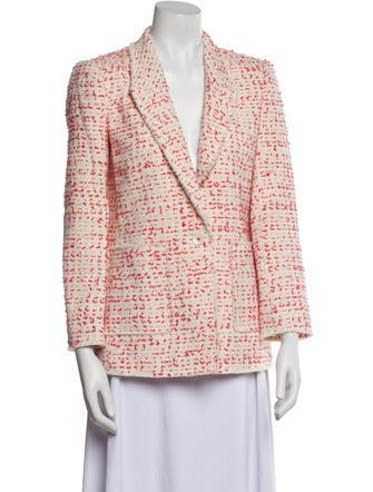 Rebecca Taylor Tweed Pattern Blazer