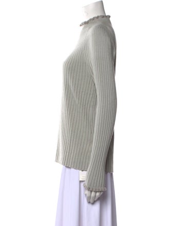 Rebecca Taylor Merino Wool Mock Neck Sweater