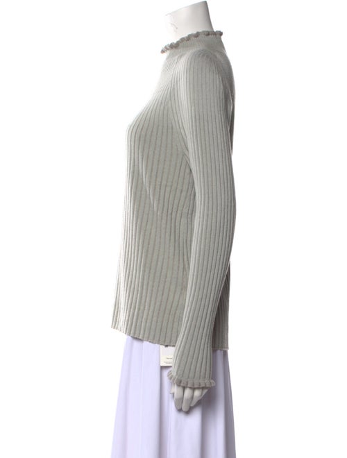 Rebecca Taylor Merino Wool Mock Neck Sweater