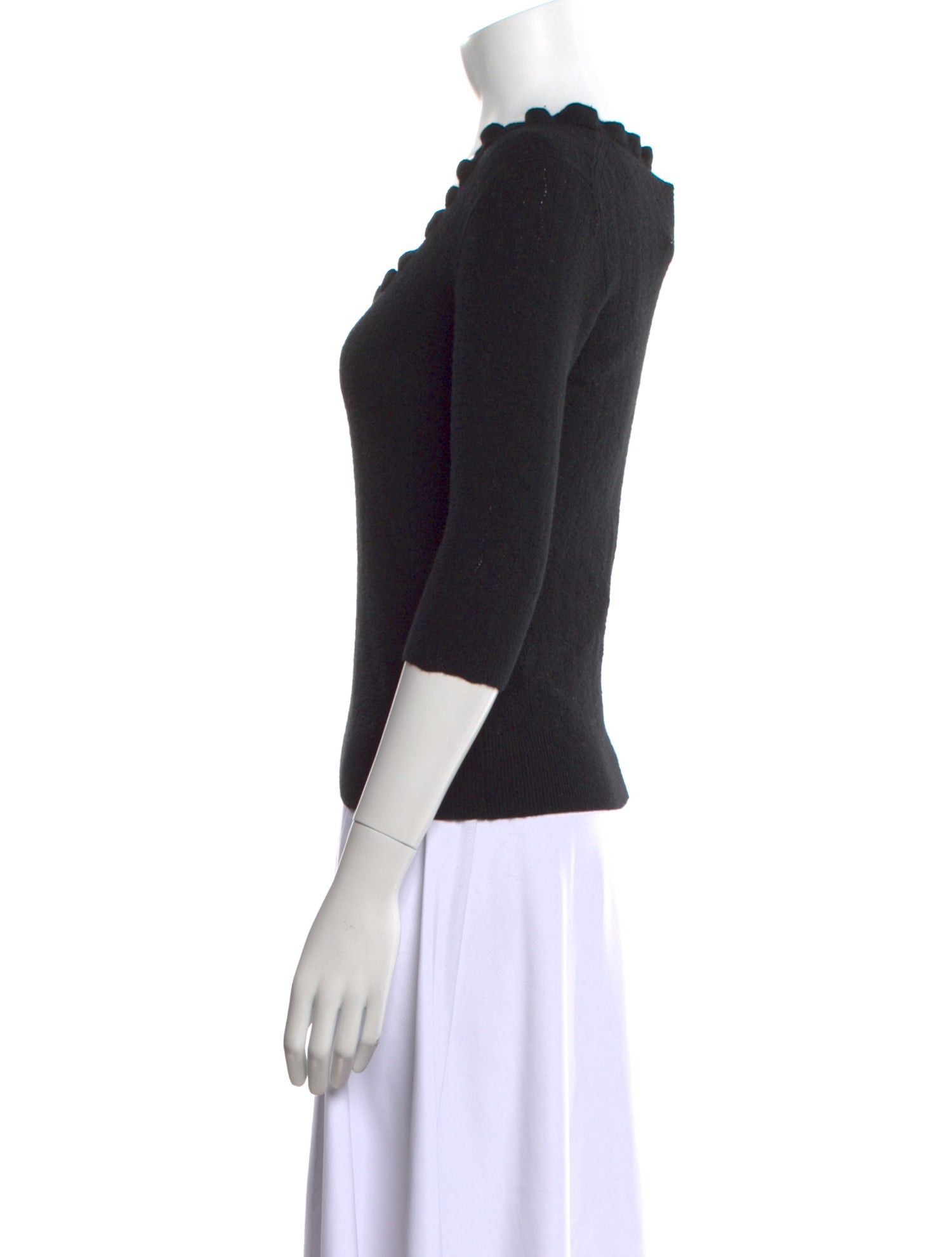 Rebecca Taylor Wool Scoop Neck Sweater