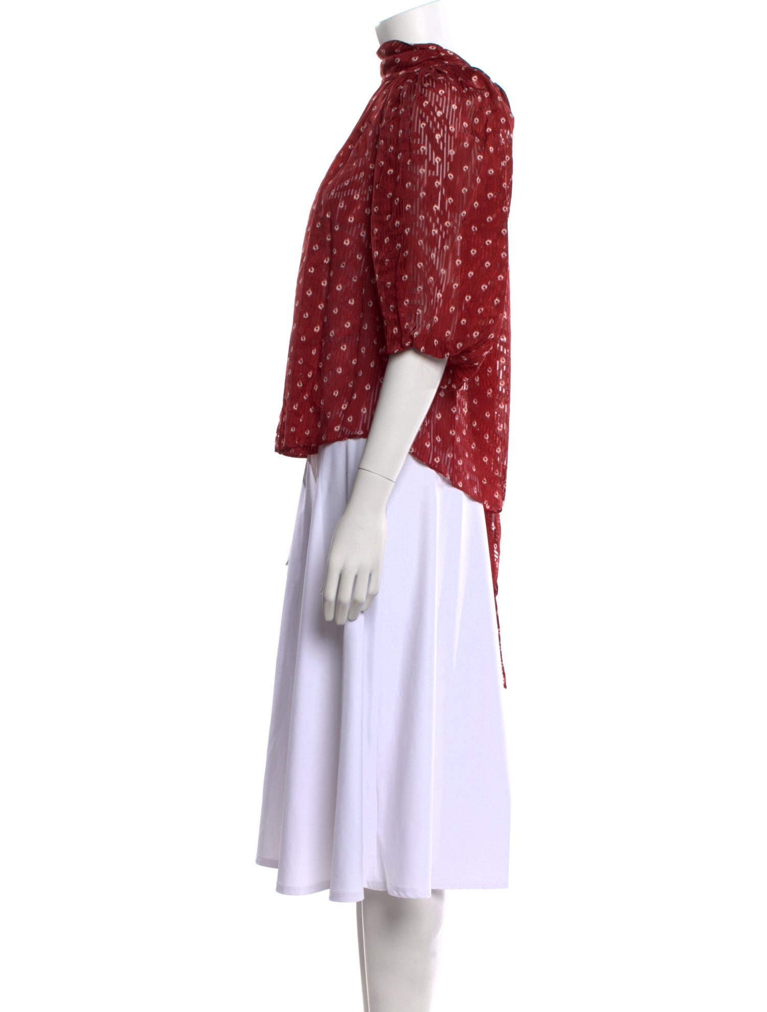 Rebecca Taylor Silk Floral Print Blouse