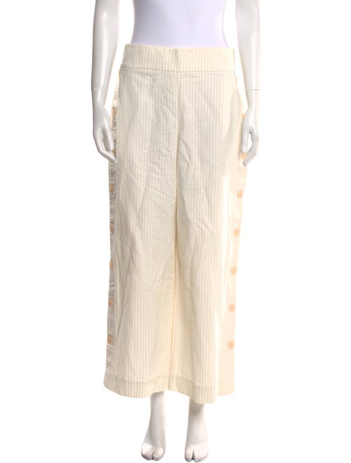 Rebecca Taylor Striped Wide Leg Pants