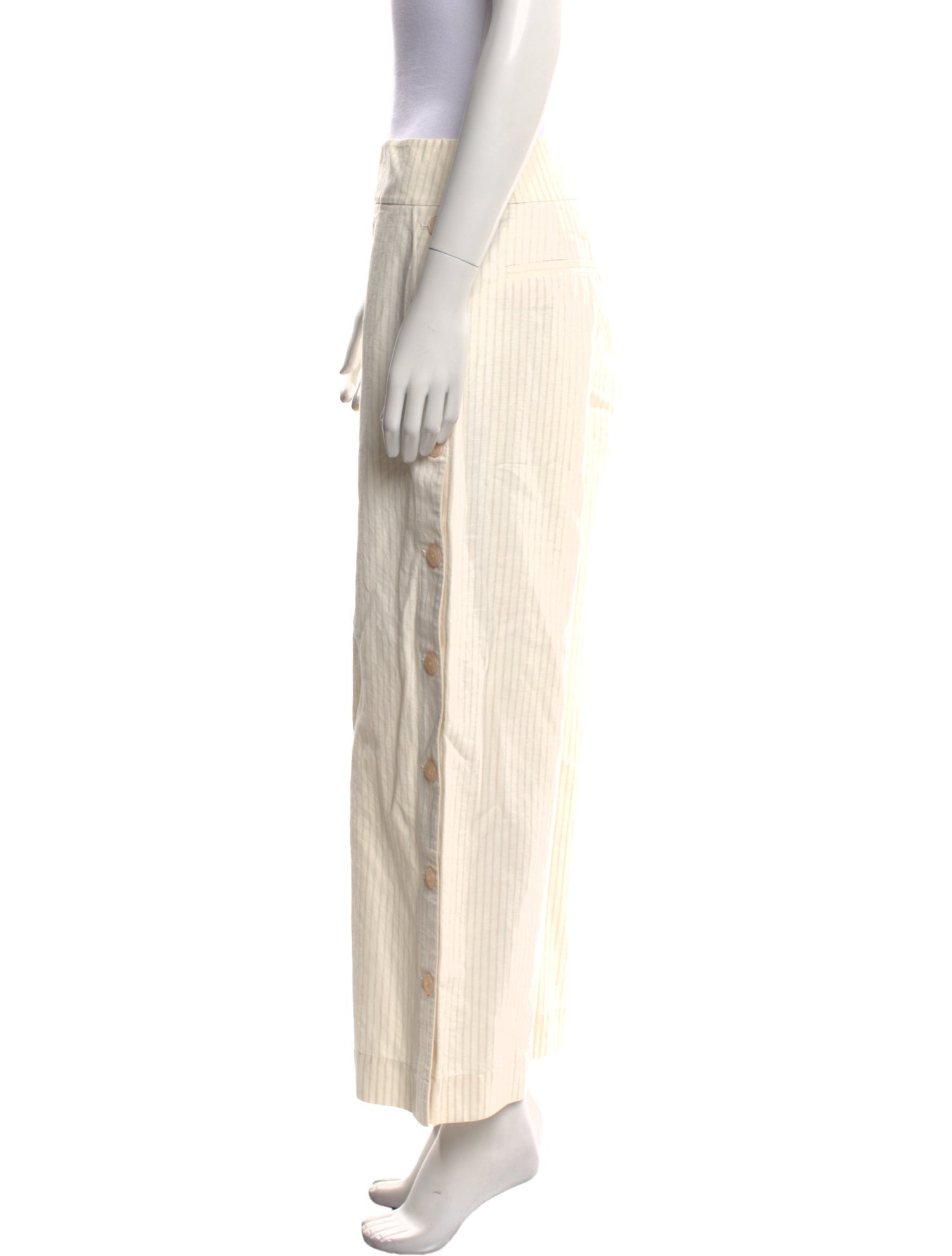 Rebecca Taylor Striped Wide Leg Pants