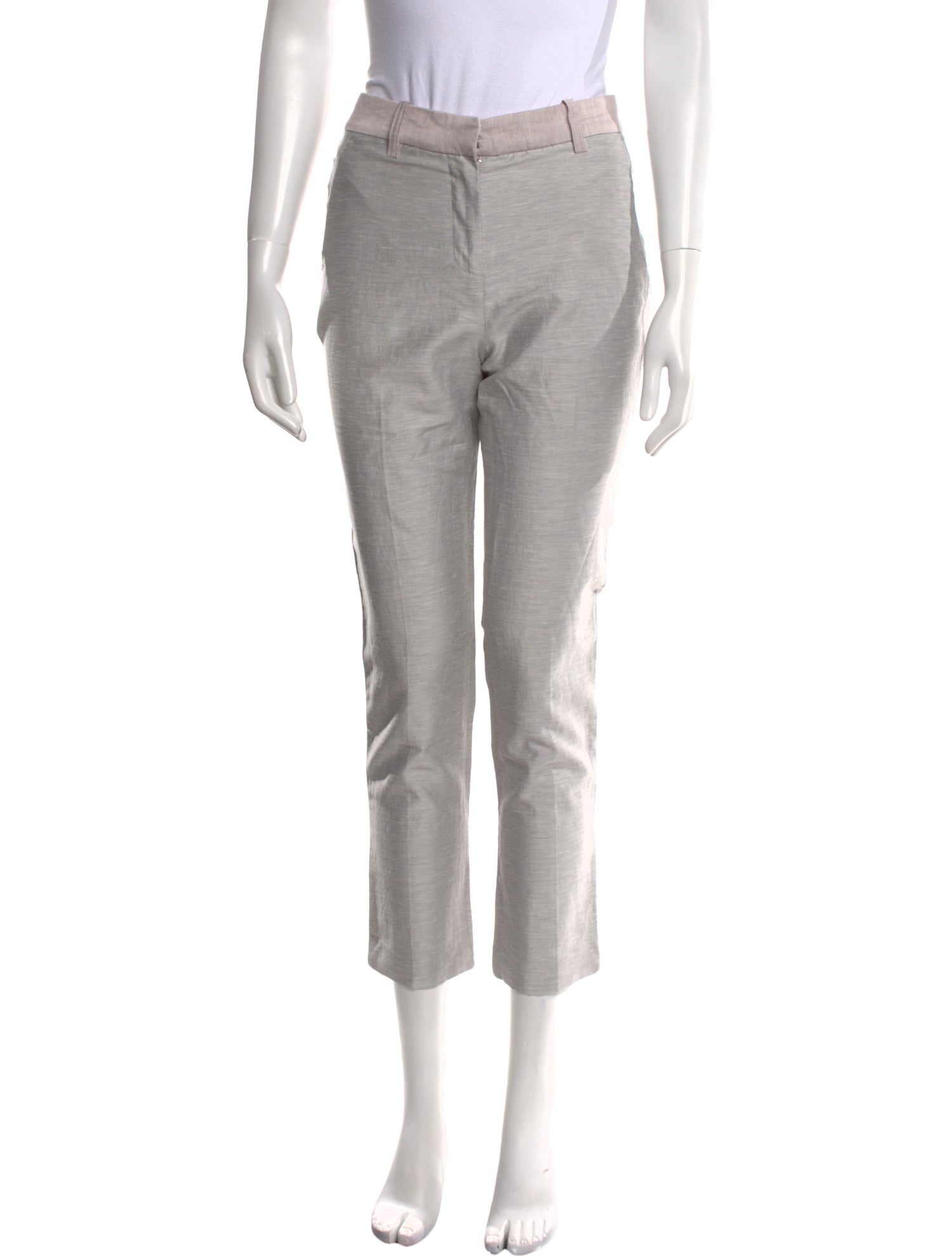 Rebecca Taylor Linen Straight Leg Pants