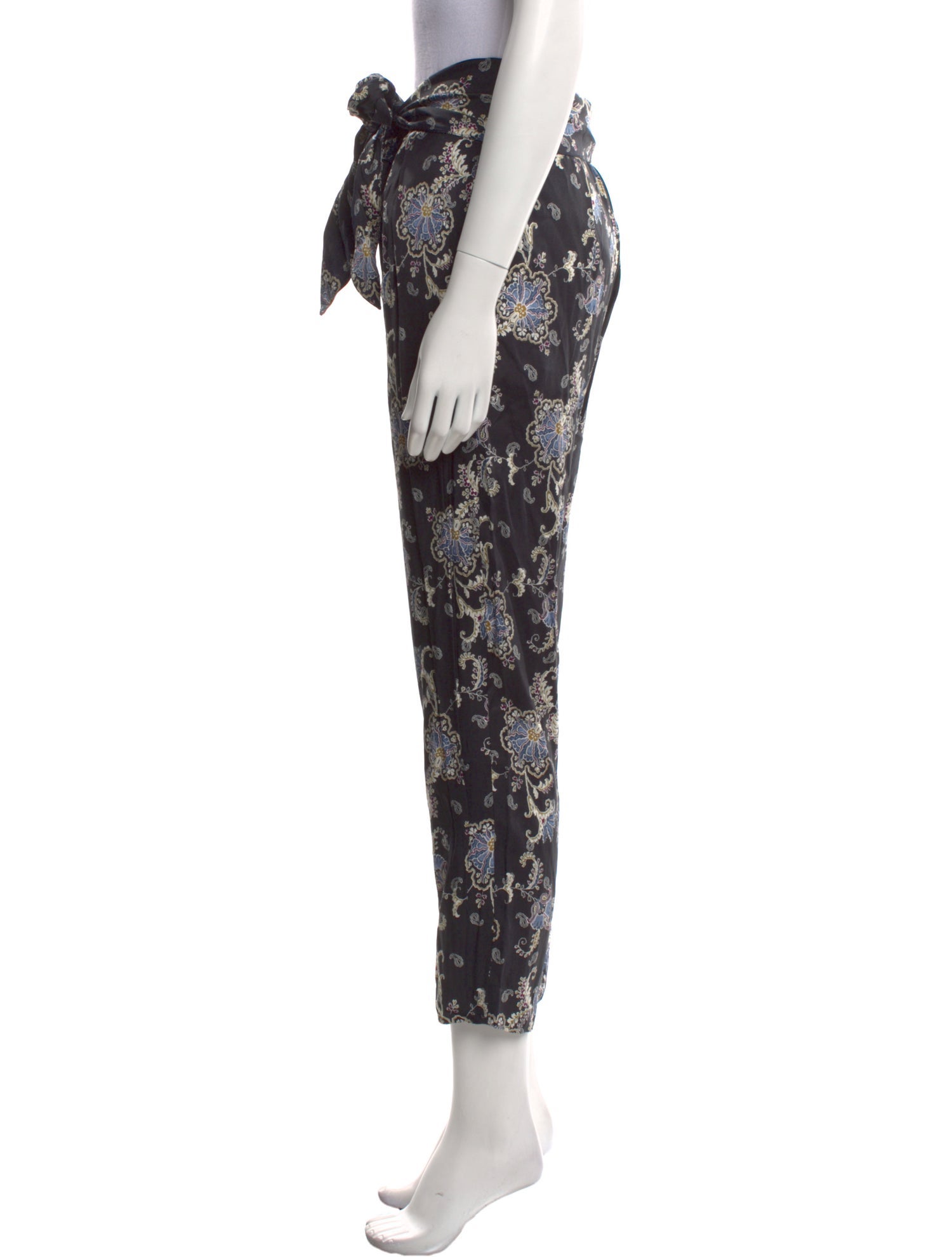 Rebecca Taylor Floral Print Skinny Leg Pants w/ Tags