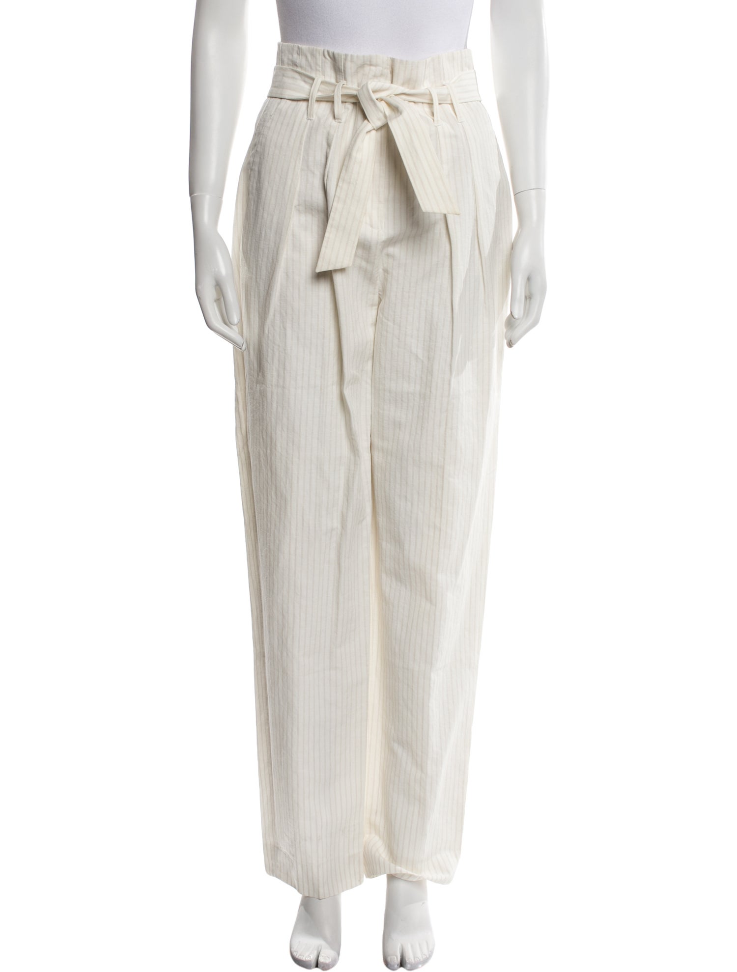 Rebecca Taylor Striped Straight Leg Pants