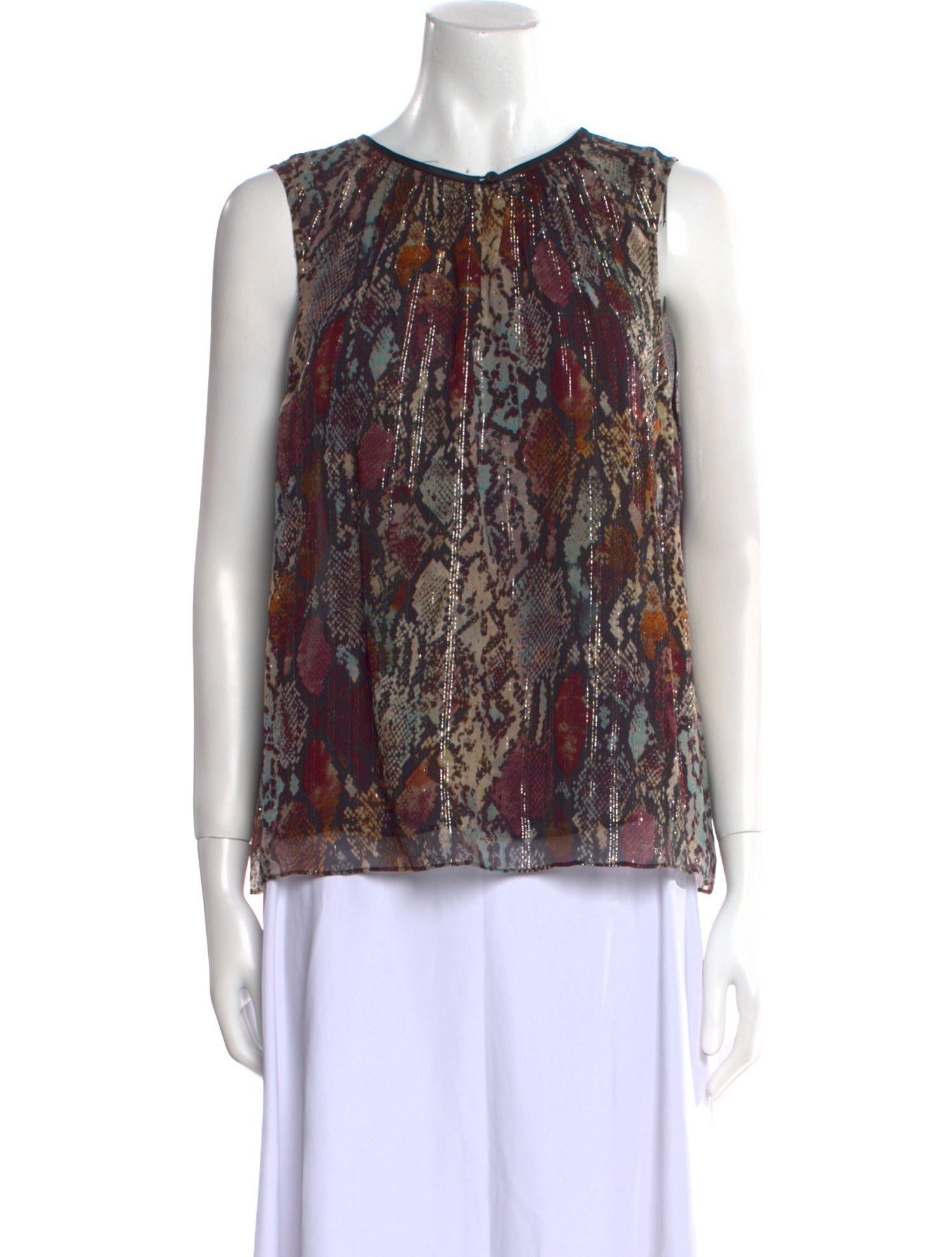 Rebecca Taylor Silk Printed Blouse w/ Tags