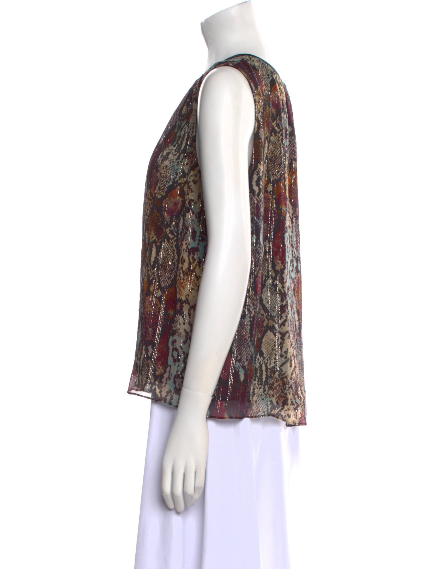 Rebecca Taylor Silk Printed Blouse w/ Tags