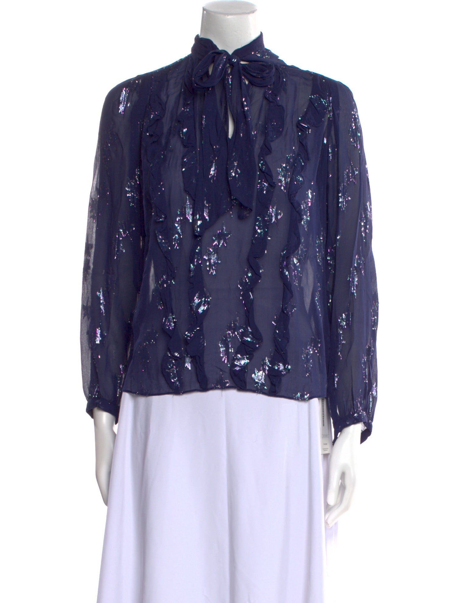 Rebecca Taylor Silk Floral Print Blouse