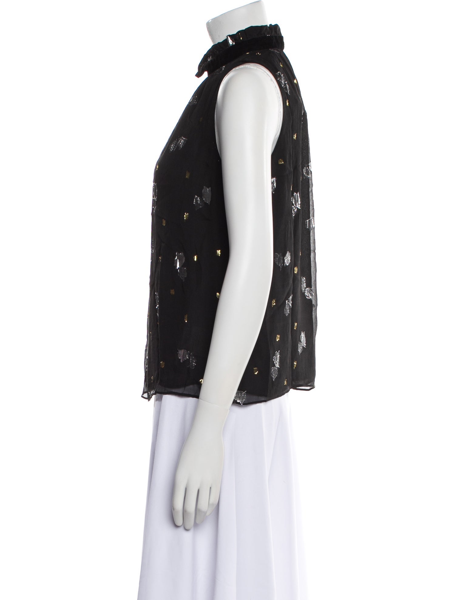 Rebecca Taylor Silk Printed Blouse w/ Tags