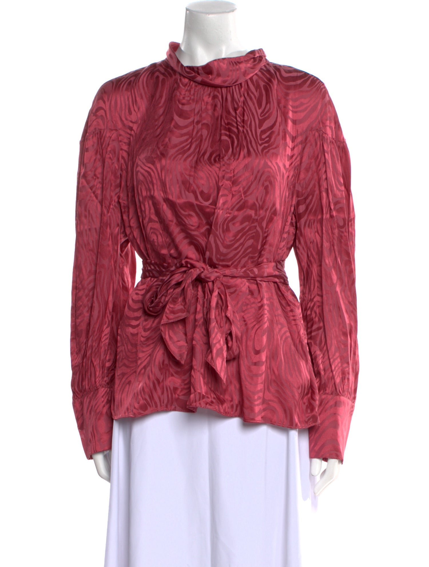 Rebecca Taylor Mock Neck Long Sleeve Blouse w/ Tags