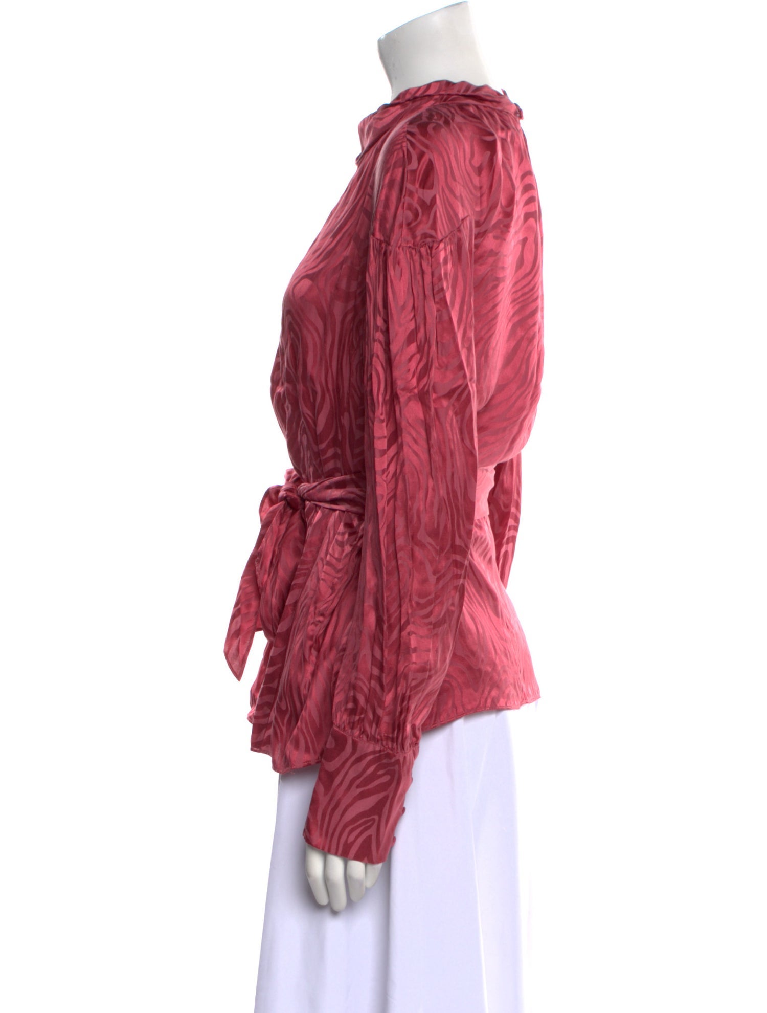 Rebecca Taylor Mock Neck Long Sleeve Blouse w/ Tags