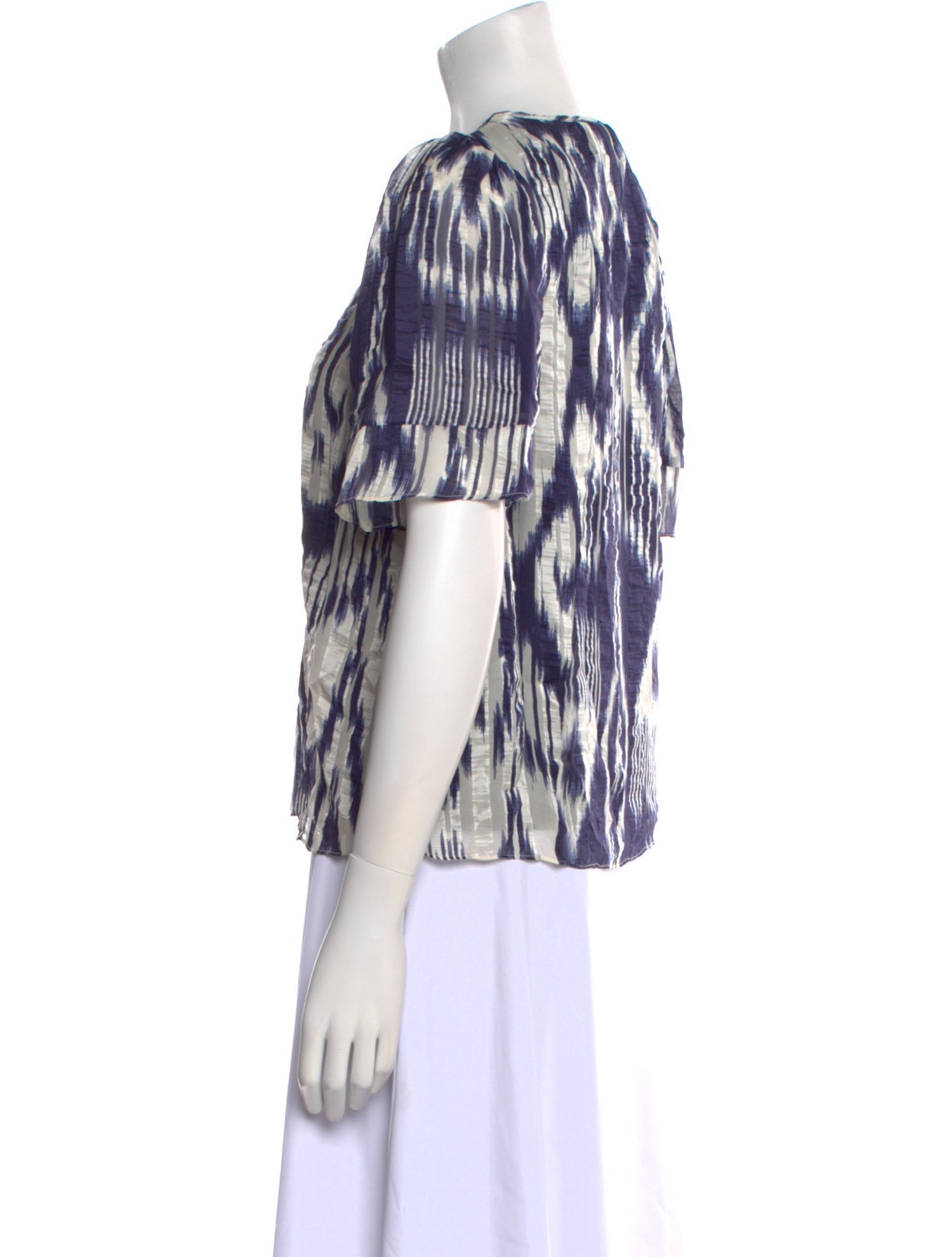 Rebecca Taylor Silk Printed Blouse w/ Tags