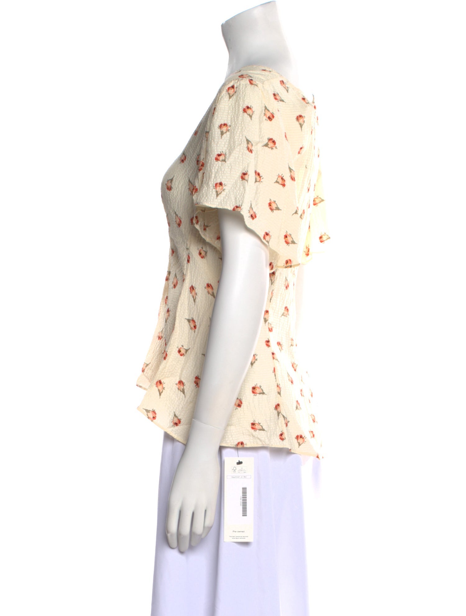 Rebecca Taylor Silk Floral Print Blouse w/ Tags