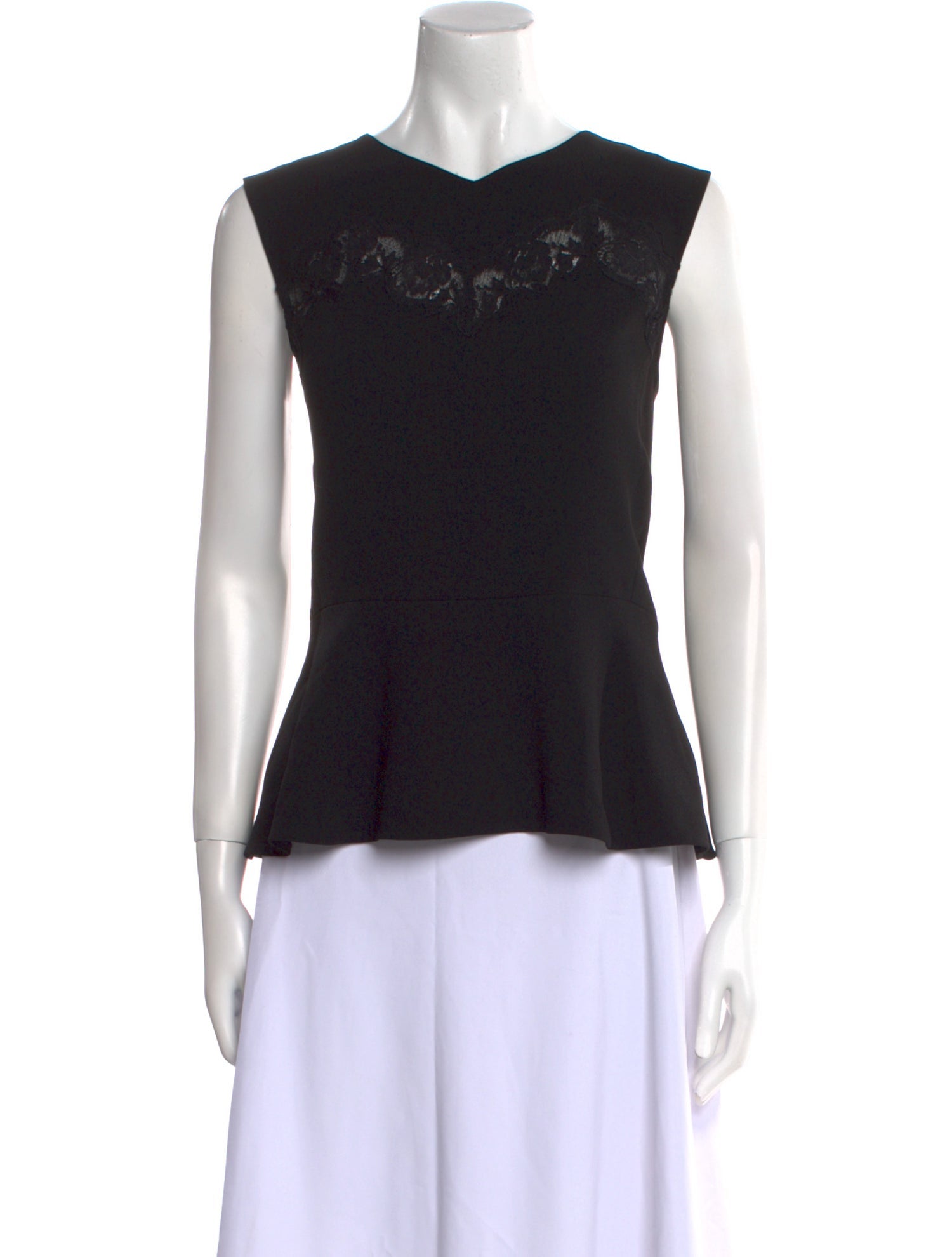 Rebecca Taylor Crew Neck Short Sleeve Tank Top