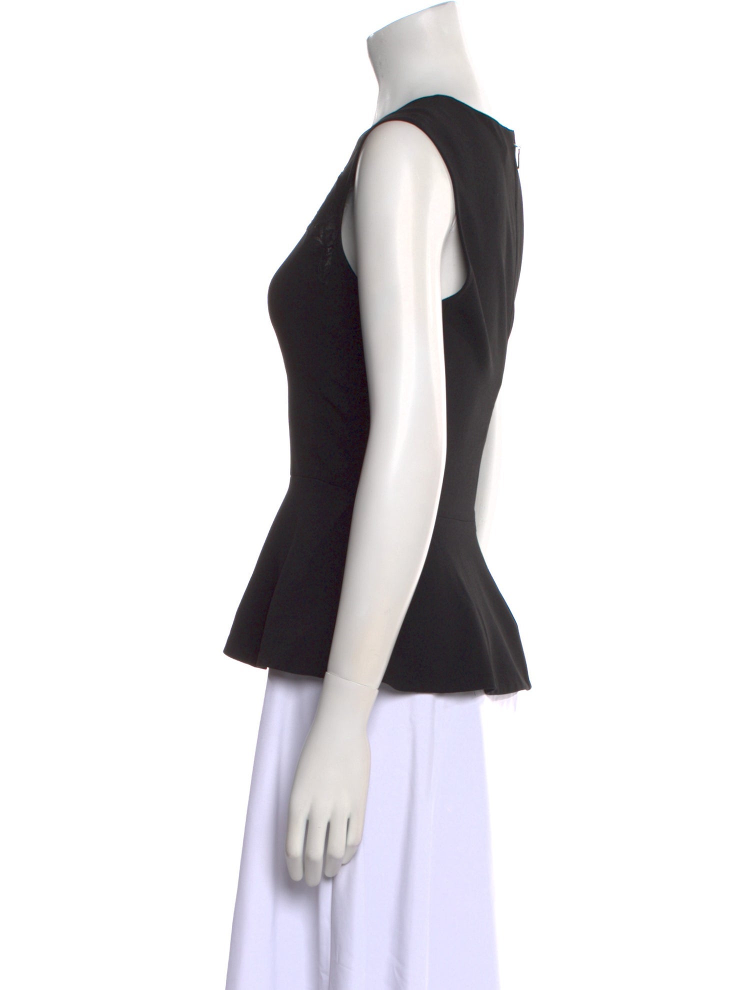 Rebecca Taylor Crew Neck Short Sleeve Tank Top