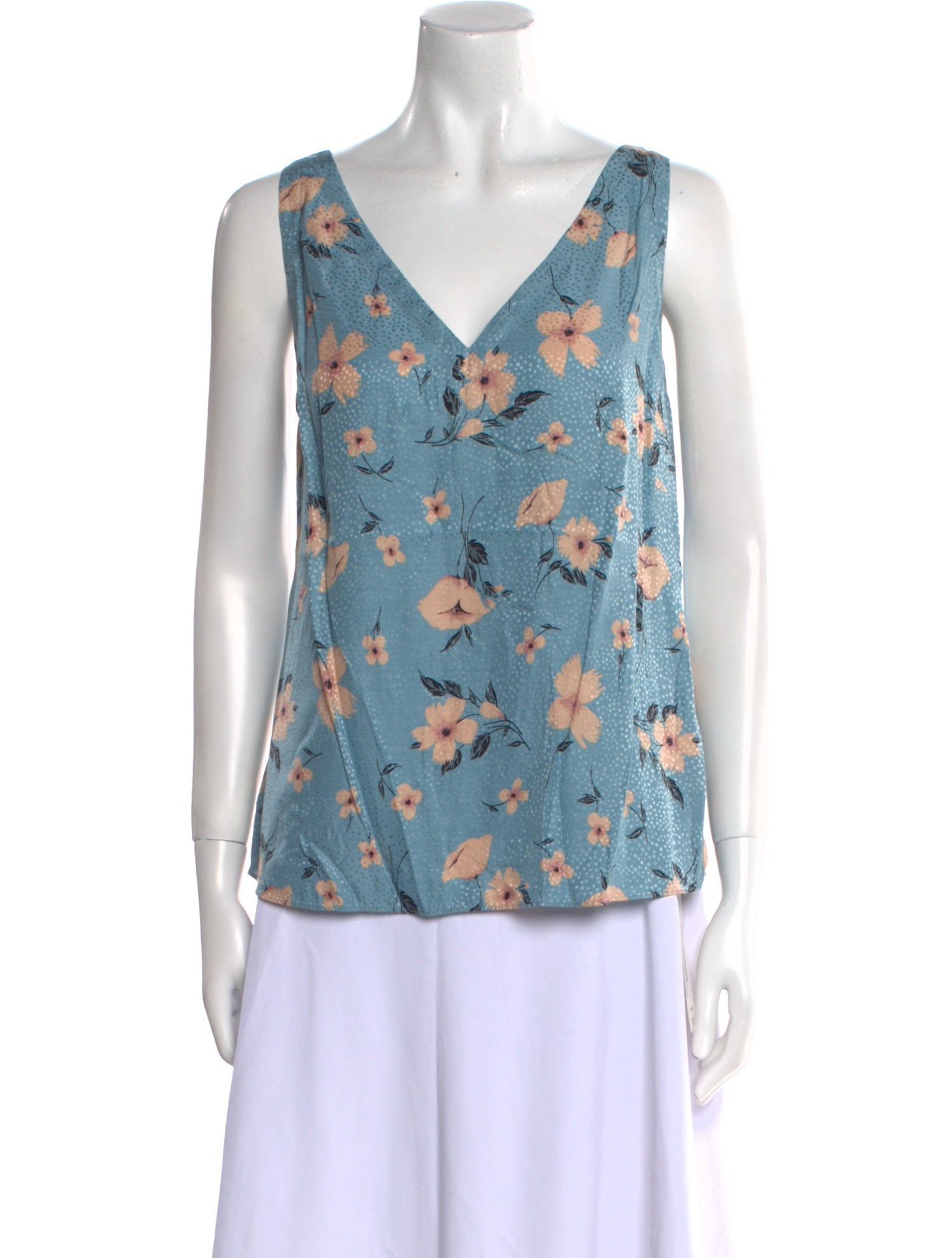 Rebecca Taylor Floral Print V-Neck Blouse w/ Tags