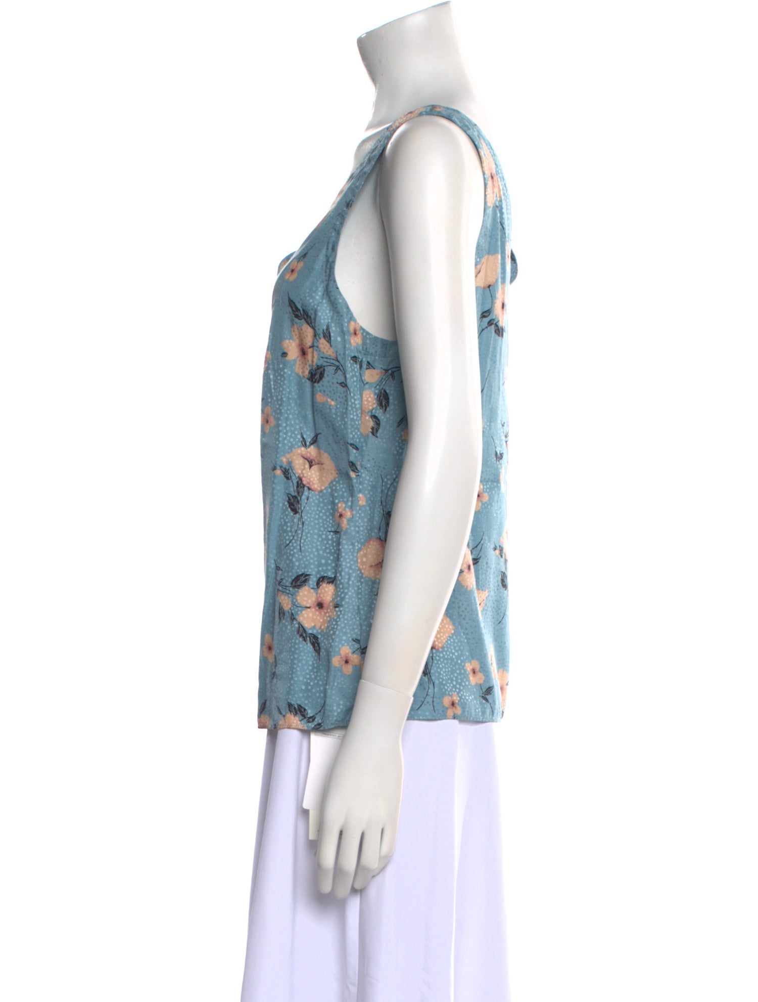 Rebecca Taylor Floral Print V-Neck Blouse w/ Tags