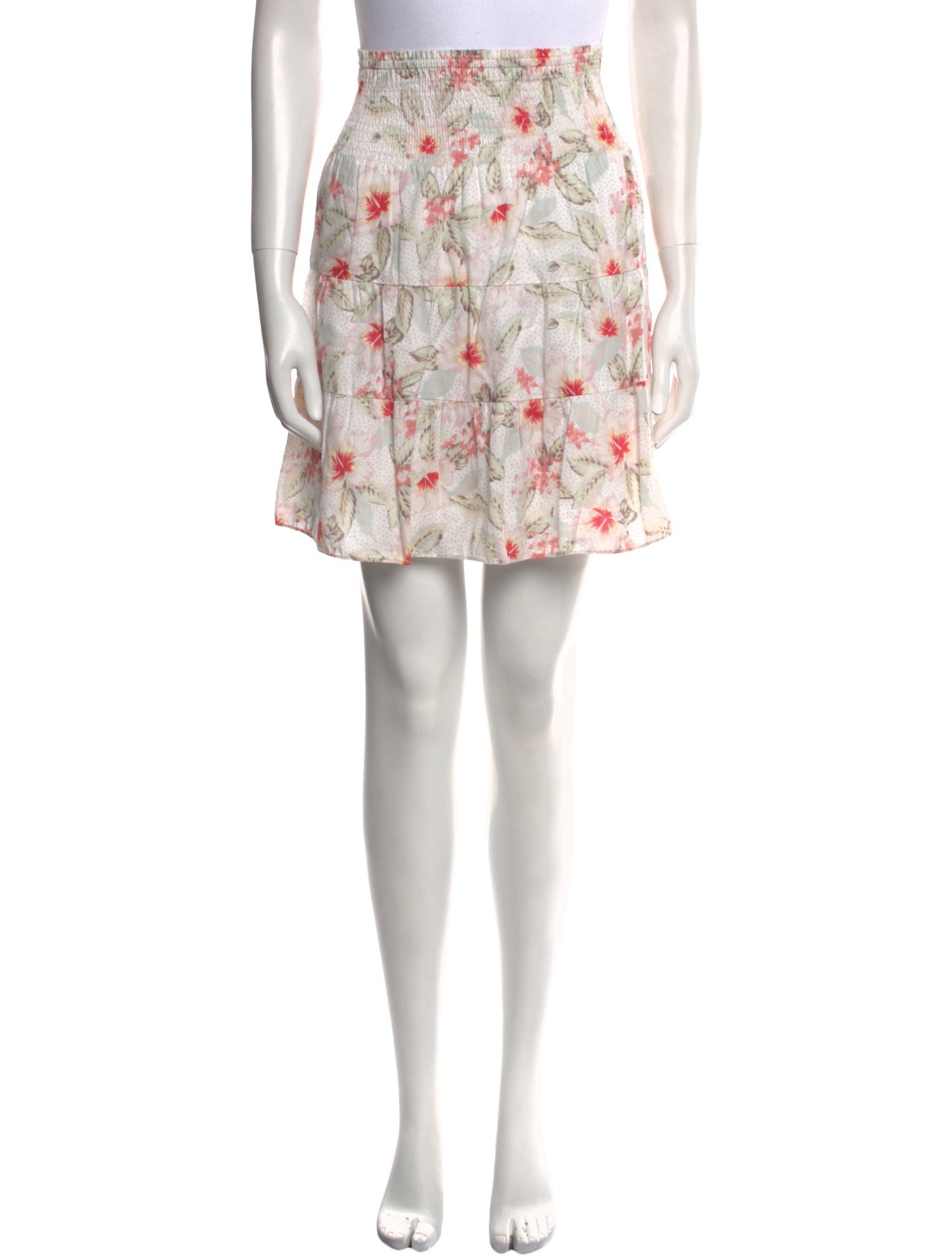 Rebecca Taylor Floral Print Knee-Length Skirt