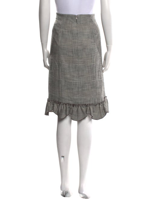Rebecca Taylor Plaid Print Knee-Length Skirt