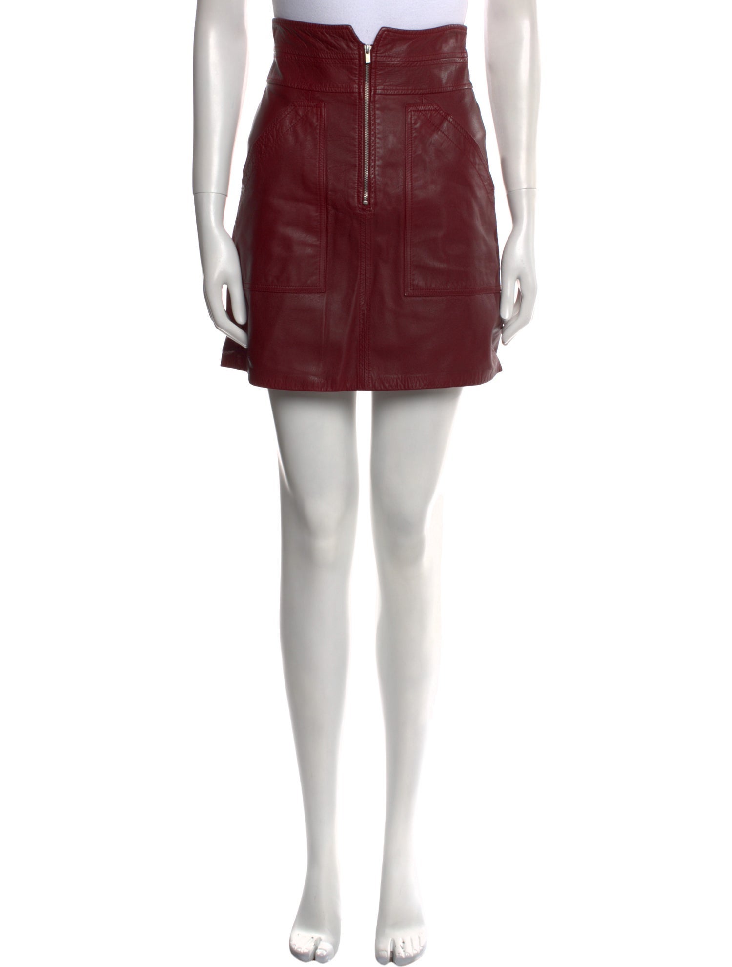 Rebecca Taylor Lamb Leather Mini Skirt