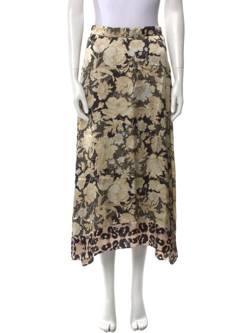 Rebecca Taylor Silk Midi Length Skirt