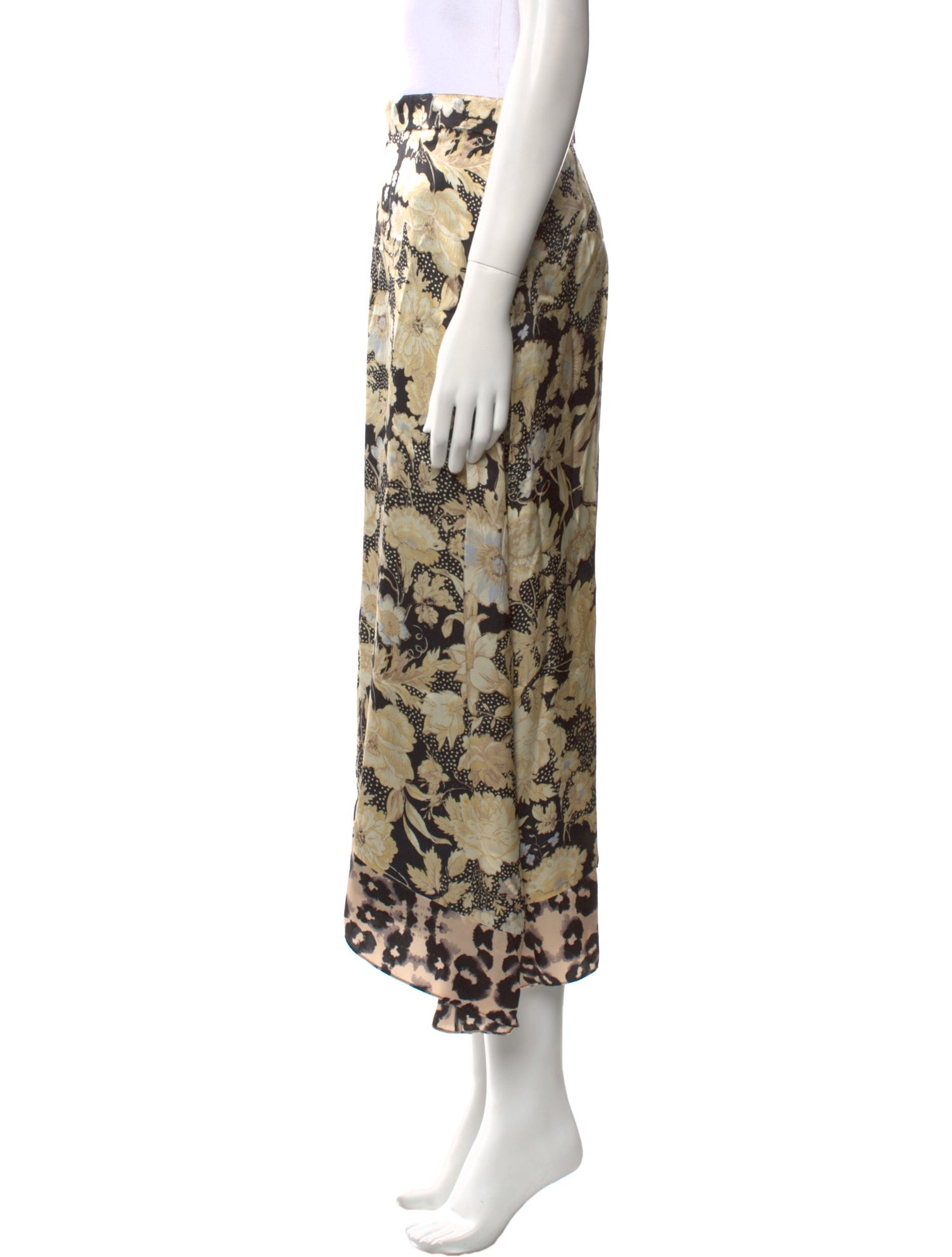 Rebecca Taylor Silk Midi Length Skirt