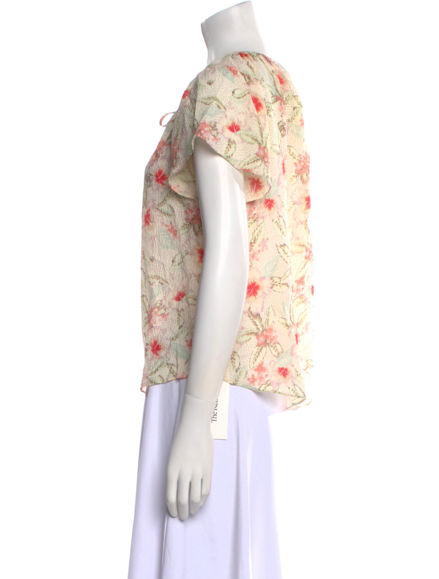 Rebecca Taylor Silk Floral Print Blouse w/ Tags