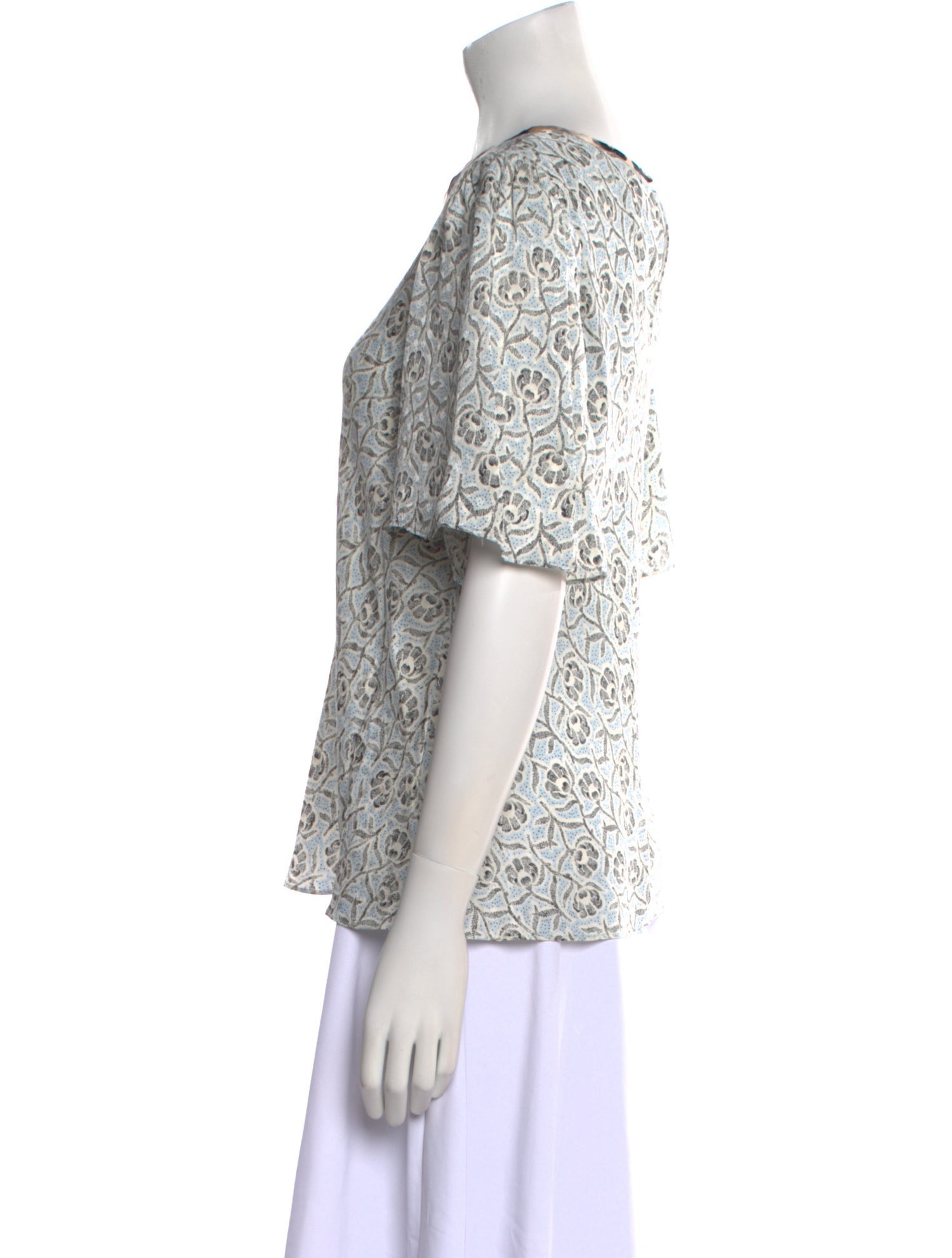 Rebecca Taylor Printed Crew Neck T-Shirt w/ Tags