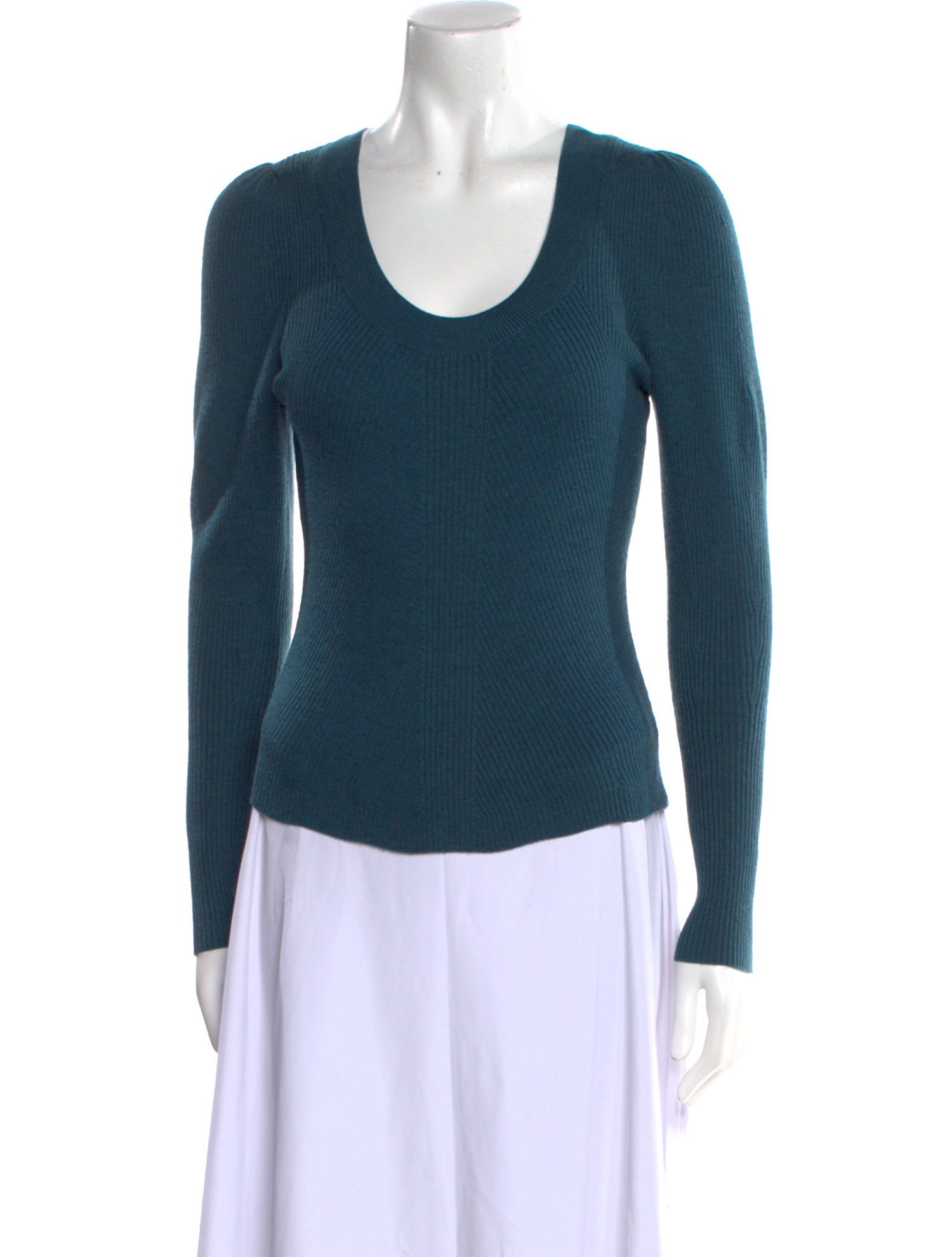 Rebecca Taylor Wool Scoop Neck Sweater