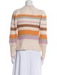 Rebecca Taylor Striped Mock Neck Sweater