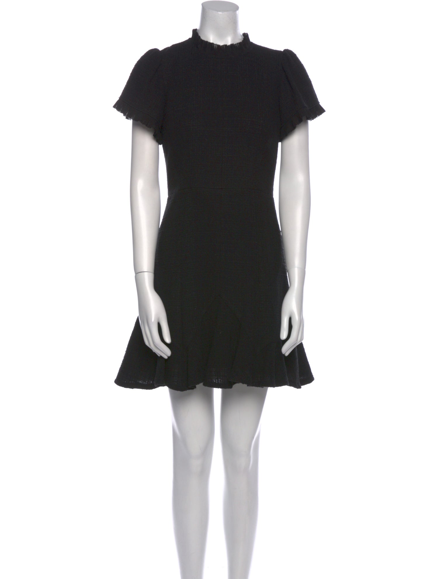 Rebecca Taylor Mock Neck Mini Dress