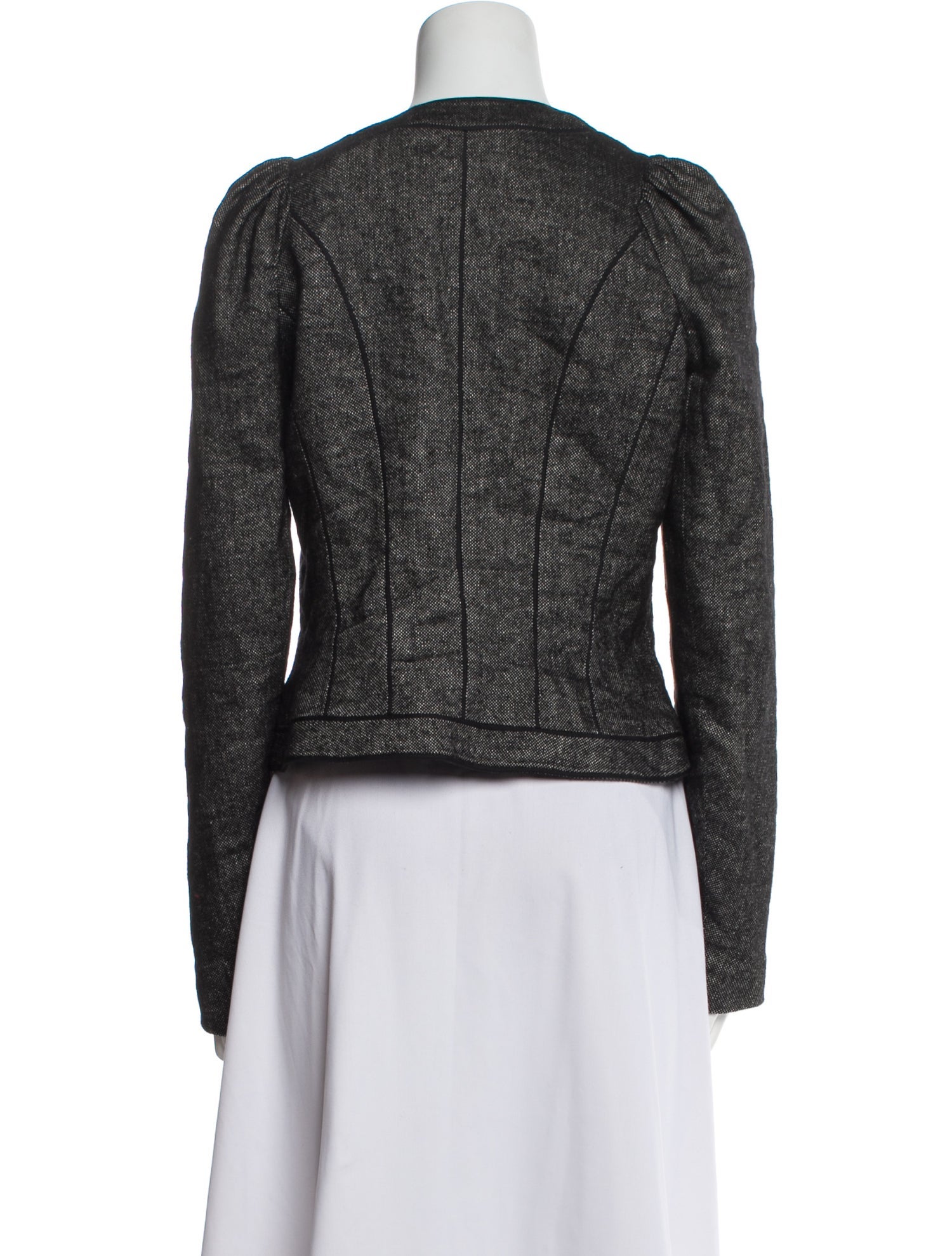 Rebecca Taylor Linen Tweed Pattern Evening Jacket