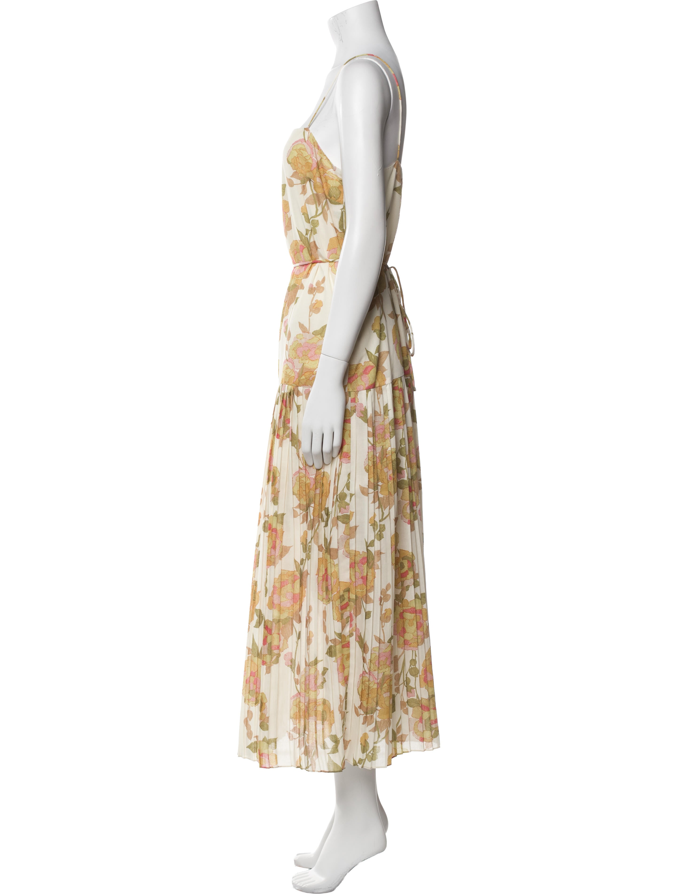 Rebecca Taylor Floral Print Long Dress