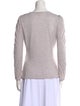 Rebecca Taylor V-Neck Long Sleeve Top