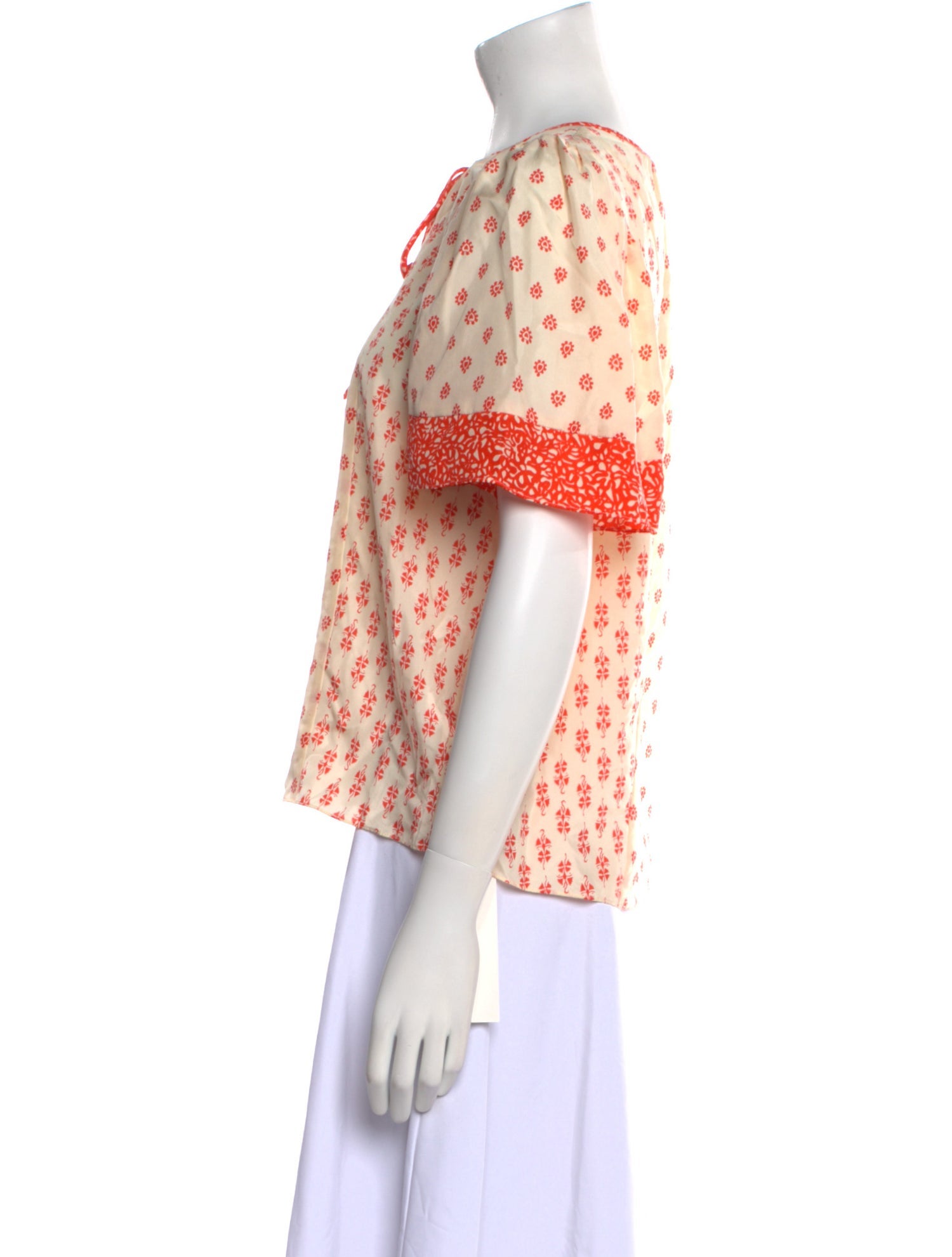 Rebecca Taylor Silk Printed Blouse